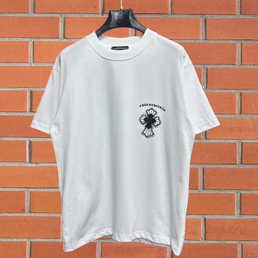 Chrome Hearts Classic White Short-Sleeve Shirt